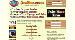 Desktop Screenshot of joegeo.com