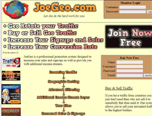 Tablet Screenshot of joegeo.com